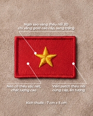 Patch Thêu - Cờ Việt Nam