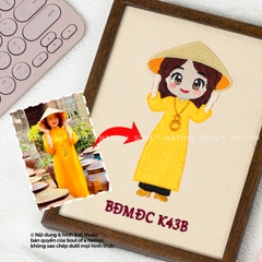 Dự án thêu hình chuyển chibi 