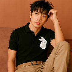 Áo Polo - Patch Thỏ Bông