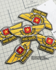 Patch thêu hình ôm viền Khách Sạn Quốc Nội Phú Quốc theo yêu cầu