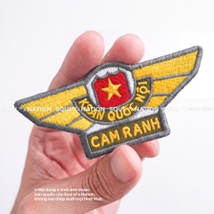 Patch thêu hình ôm viền Khách Sạn Quốc Nội Cam Ranh theo yêu cầu