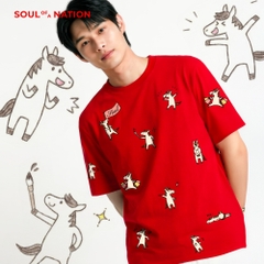 Áo Thun - In Ngựa Pattern