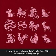 Áo Polo Cotton Pique - Thêu 12 Con Giáp Tinh Tế
