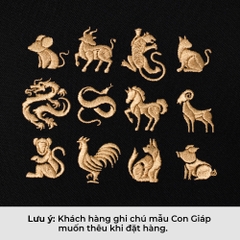 Áo Polo COOLight Phối Cổ - Thêu 12 Con Giáp Tinh Tế