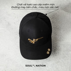 Nón Lưỡi Trai - Thêu Chim Lạc Đính Khoen Kim Loại