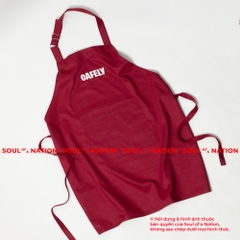Dự án Tạp dề dài đồng phục thêu CAFELY theo yêu cầu