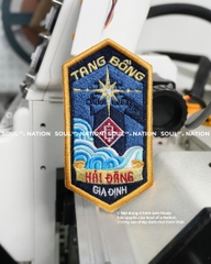 Patch thêu hình ôm viền Ngọn Hải Đăng theo yêu cầu
