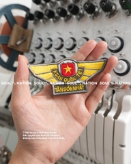 Patch thêu hình ôm viền Khách Sạn Quốc Tế 1 theo yêu cầu