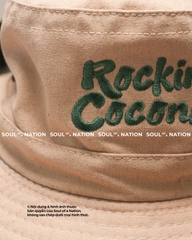 Thêu gia công Nón bucket Rocking Coconut theo yêu cầu