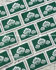 Patch thêu hình ôm viền Hoa theo yêu cầu