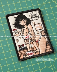 Patch thêu hình chữ nhật Sexy Girl theo yêu cầu