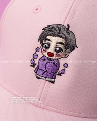 Dự án Nón lưỡi trai thêu chibi Bùi Công Nam theo yêu cầu