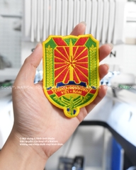Patch thêu hình ôm viền Công an nhân dân Việt Nam theo yêu cầu