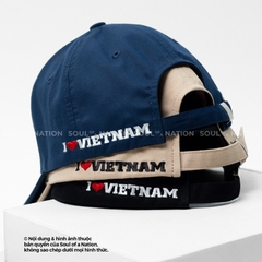 Dự án Nón lưỡi trai thêu I LOVE VIETNAM theo yêu cầu