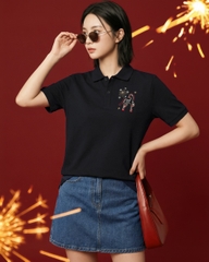 Áo Polo - Thêu Bính Ngọ Phồn Hoa