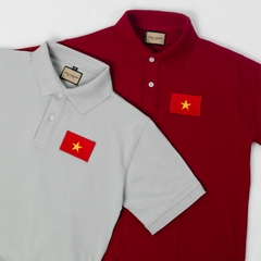 Áo Polo - Patch Thêu Lá Cờ Việt Nam