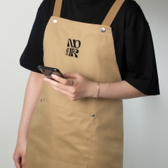 Dự án Tạp dề đồng phục thêu Noir Cafe theo yêu cầu
