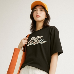 Áo Thun Thêu Ruy Băng Thủ Công - Lúa Phú Quý