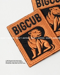 Patch thêu hình chữ nhật BIGCUB theo yêu cầu