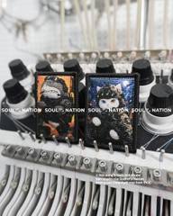Patch in thêu hình ôm viền Mèo Trắng, Cá Mập theo yêu cầu