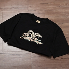 Áo Thun Thêu Ruy Băng Thủ Công - Lúa Phú Quý