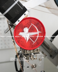 Patch in thêu hình ôm viền Bắn cung theo yêu cầu