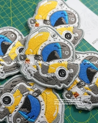 Patch thêu hình ôm viền Thợ lặn theo yêu cầu