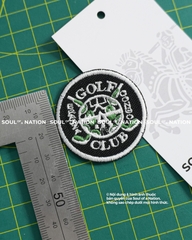 Patch thêu hình ôm viền Golf Club theo yêu cầu