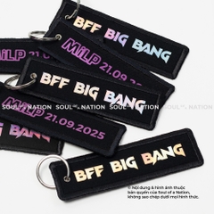 Móc khoá in hiệu ứng hình chữ nhật BFF BigBang theo yêu cầu