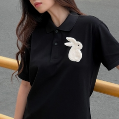 Áo Polo - Patch Thỏ Bông