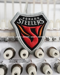 Patch thêu hình ôm viền POHANG STEELERS theo yêu cầu
