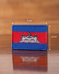 Patch Thêu - Cờ Campuchia
