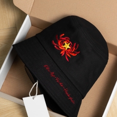 Dự án Nón bucket thêu Hoa Cúc Sao Vàng theo yêu cầu