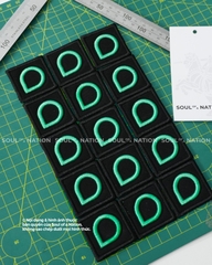 Patch thêu hình ôm viền Giọt nước theo yêu cầu
