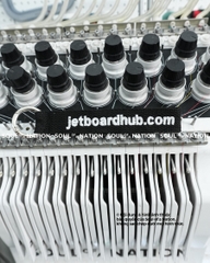 Móc khoá thêu hình ôm viền jetboardhub.com theo yêu cầu