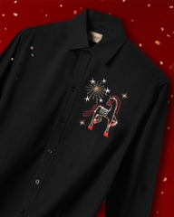 Áo Sơ Mi - Thêu Bính Ngọ Phồn Hoa