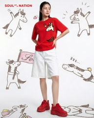 Áo Thun - In Ngựa Cute