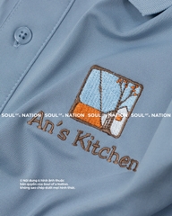 Dự án Áo Polo Ultra thêu in theo yêu cầu An Kitchen + Alogi