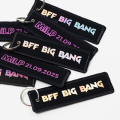 Dự án Patch thêu và in custom móc khoá theo yêu cầu BFF BIG BANG