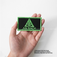 Patch thêu hình chữ nhật An Bách theo yêu cầu