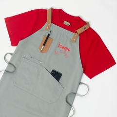 Dự án Tạp dề đồng phục in ICONIC Coffee theo yêu cầu