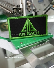 Patch thêu hình chữ nhật An Bách theo yêu cầu
