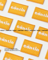 Patch thêu hình chữ nhật CĂN TIN theo yêu cầu