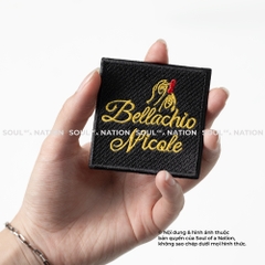 Patch thêu hình vuông Bellachio theo yêu cầu