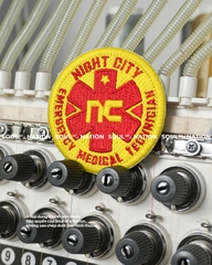 Patch thêu hình ôm viền NIGHT CITY theo yêu cầu