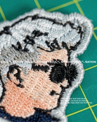 Patch thêu hình ôm viền Fashion Boy theo yêu cầu
