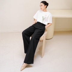 Quần Trouser Nữ Ống Rộng