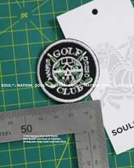 Patch thêu hình ôm viền Golf Club theo yêu cầu