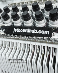 Móc khoá thêu hình ôm viền jetboardhub.com theo yêu cầu