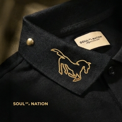 Áo Polo - Thêu Song Mã Phi Phong